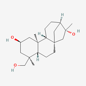 molecular formula C20H34O3 B592895 Pterokaurane R 