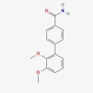 molecular formula C15H15NO3 B5929020 2',3'-dimethoxybiphenyl-4-carboxamide 