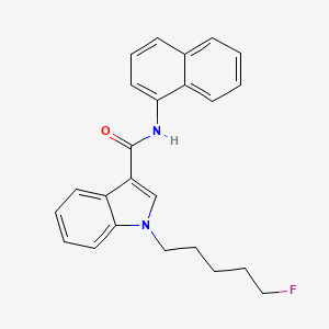 molecular formula C24H23FN2O B592916 5-Fluoro-MN-24 CAS No. 1445580-60-8