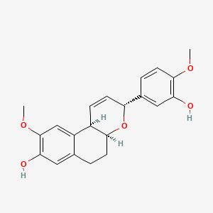 molecular formula C21H22O5 B592927 Musellarin C CAS No. 1392476-33-3