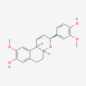 molecular formula C21H22O5 B592929 Musellarin B 