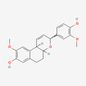 molecular formula C21H22O5 B592929 Musellarin B CAS No. 1392476-32-2