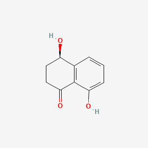 molecular formula C10H10O3 B592930 (-)-Isosclerone CAS No. 137494-04-3