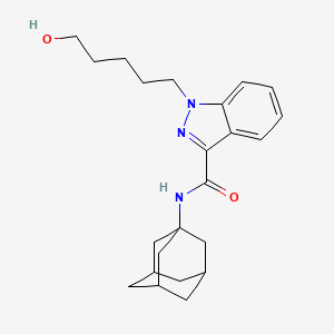 molecular formula C23H31N3O2 B592937 AKB48 N-(5-hydroxypentyl) metabolite CAS No. 1778734-77-2