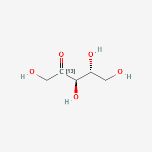 molecular formula C5H10O5 B592948 D-Ribulose-13C-1 CAS No. 131771-71-6