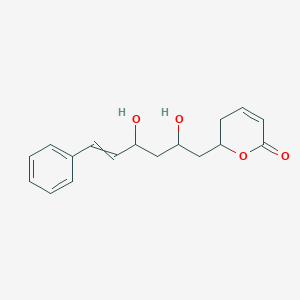 molecular formula C17H20O4 B592951 Cryptomoscatone D2 CAS No. 276856-55-4