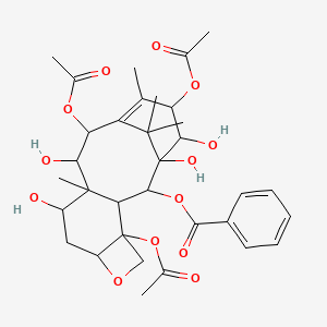 molecular formula C33H42O13 B592958 Baccatin VIII 