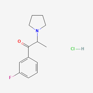 3'-fluoro-alpha-Pyrrolidinopropiophenone (hydrochloride)