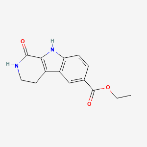 Ethyl 1-oxo-2,3,4,9-tetrahydro-1H-pyrido[3,4-b]indole-6-carboxylate