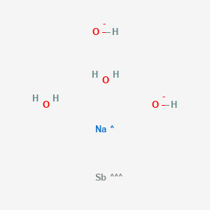 Antimony(v) sodium trioxide 1/4-water