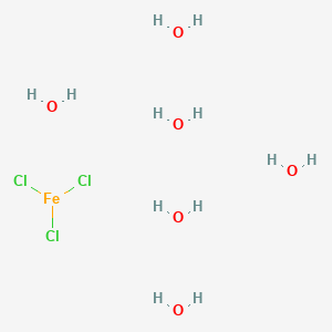 molecular formula C27H24O8 B592991 Ferric chloride hexahydrate CAS No. 10225-77-1