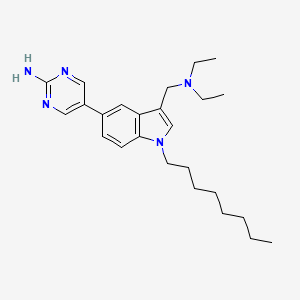 5-[3-(Diethylaminomethyl)-1-octylindol-5-yl]pyrimidin-2-amine