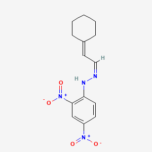 Cyclohexylideneacetaldehyde (2,4-dinitrophenyl)hydrazone