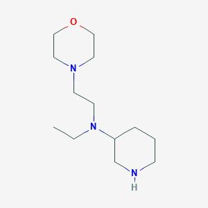 molecular formula C13H27N3O B5930332 N-ethyl-N-[2-(4-morpholinyl)ethyl]-3-piperidinamine dihydrochloride 