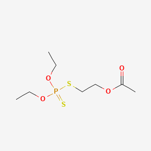 2-Diethoxyphosphinothioylsulfanylethyl acetate