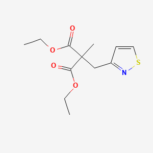 Diethyl methyl[(1,2-thiazol-3-yl)methyl]propanedioate