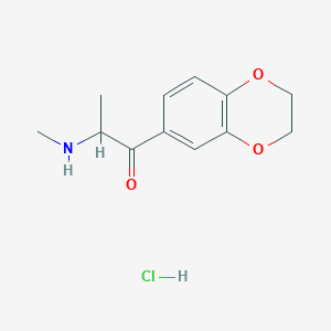 molecular formula C12H16ClNO3 B593050 3,4-EDMC (hydrochloride) CAS No. 30253-44-2