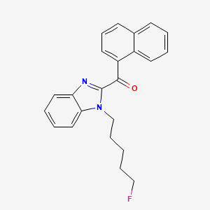 molecular formula C23H21FN2O B593053 Fubimina CAS No. 1984789-90-3