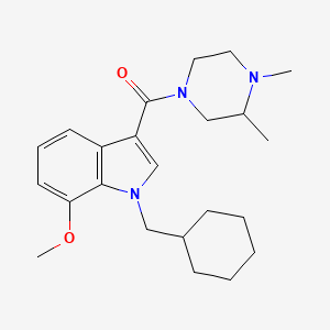 molecular formula C23H33N3O2 B593054 (±)-ORG 28611 CAS No. 784138-08-5