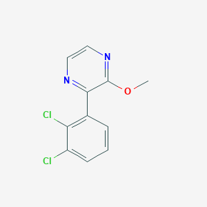 molecular formula C11H8Cl2N2O B5930569 2-(2,3-dichlorophenyl)-3-methoxypyrazine 