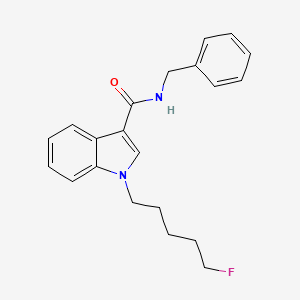 molecular formula C21H23FN2O B593058 N-benzyl-1-(5-fluoropentyl)-1H-indole-3-carboxamide CAS No. 776086-02-2