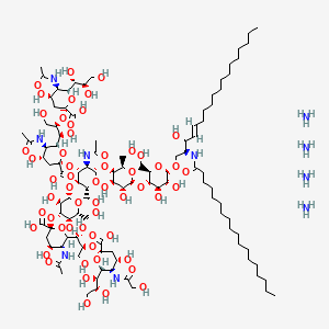 molecular formula C106H194N10O56 B593065 GQ1b-Ganglioside CAS No. 68652-37-9