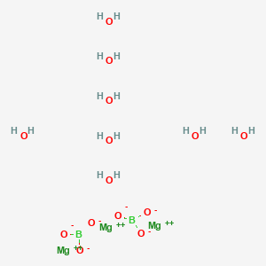 molecular formula B2H16Mg3O14 B593066 Trimagnesium;diborate;octahydrate CAS No. 10031-14-8