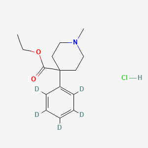 molecular formula C15H22ClNO2 B593071 Meperidine-d5 (hydrochloride) CAS No. 1330180-05-6