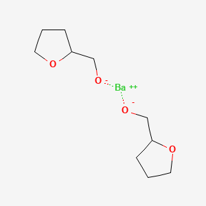 molecular formula C10H18BaO3 B593077 Barium tetrahydrofurfuryloxide CAS No. 134358-56-8