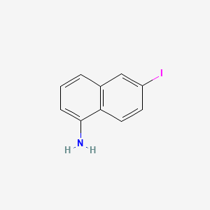 molecular formula C10H8IN B593079 1-Amino-6-Iodonaphthalene CAS No. 133298-67-6