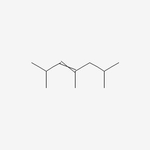 molecular formula C10H20 B593080 2,4,6-Trimethylhept-3-ene CAS No. 126690-66-2