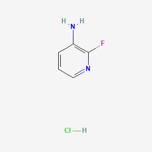 molecular formula C5H6ClFN2 B593083 2-Fluoropyridin-3-amine hydrochloride CAS No. 1827-26-5