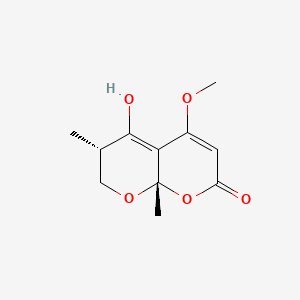 molecular formula C11H14O5 B593090 Chlamydosporal CAS No. 134152-11-7