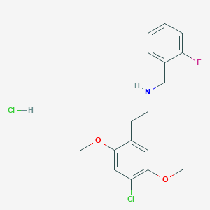 molecular formula C17H20Cl2FNO2 B593104 25C-NBF hydrochloride CAS No. 1539266-21-1