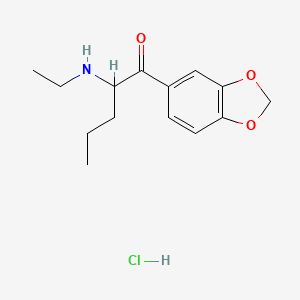 molecular formula C14H20ClNO3 B593131 N-Ethylpentylone hydrochloride CAS No. 17763-02-9
