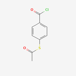 molecular formula C9H7ClO2S B593135 S-[4-(Chlorocarbonyl)phenyl] ethanethioate CAS No. 129018-26-4