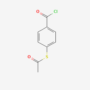 molecular formula C9H7ClO2S B593135 S-(4-(chlorocarbonyl)phenyl) ethanethioate CAS No. 129018-26-4