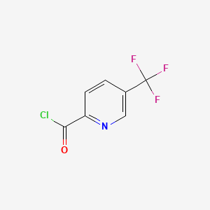 molecular formula C7H3ClF3NO B593146 5-(Trifluoromethyl)pyridine-2-carbonyl chloride CAS No. 128073-05-2