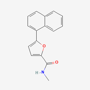 molecular formula C16H13NO2 B5931781 N-methyl-5-(1-naphthyl)-2-furamide 