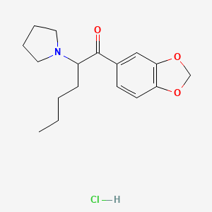 molecular formula C17H24ClNO3 B593208 Mdphp(hydrochloride) CAS No. 24622-61-5
