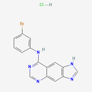 molecular formula C15H11BrClN5 B593216 BPIQ-II hydrochloride 