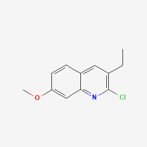2-Chloro-3-ethyl-7-methoxyquinoline