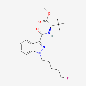 molecular formula C20H28FN3O3 B593231 5-Fluoro-adb, (R)- CAS No. 1838134-16-9