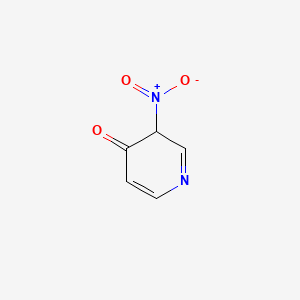 molecular formula C5H4N2O3 B593234 4(1H)-Pyridinone, 3-nitro- CAS No. 137280-56-9