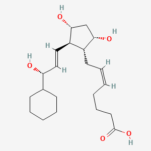 molecular formula C21H34O5 B593236 15-cyclohexyl pentanor Prostaglandin F2alpha CAS No. 58611-97-5
