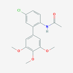 molecular formula C17H18ClNO4 B5932416 N-(5-chloro-3',4',5'-trimethoxybiphenyl-2-yl)acetamide 