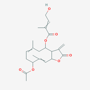 molecular formula C22H28O7 B593243 3-Epichromolaenide 