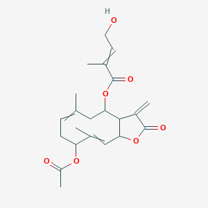 molecular formula C22H28O7 B593243 3-Epichromolaenide CAS No. 89913-53-1