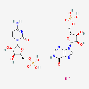molecular formula C19H27KN7O16P2 B593251 CID 137031716 CAS No. 31852-29-6