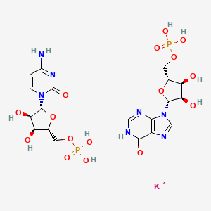 molecular formula C19H27KN7O16P2 B593251 Polyinosinic-polycytidylic Acid (potassium salt) CAS No. 31852-29-6